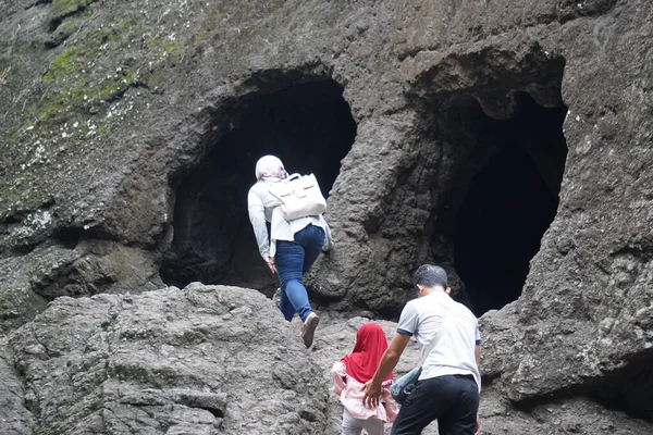 Cueva Selomangleng Una Cueva Con Rastro Histórico Figura Real Kediri —  Fotos de Stock