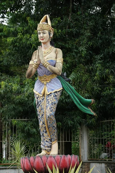 Άγαλμα Της Θεάς Kili Suci Στο Σπήλαιο Selomangleng Kili Suci — Φωτογραφία Αρχείου
