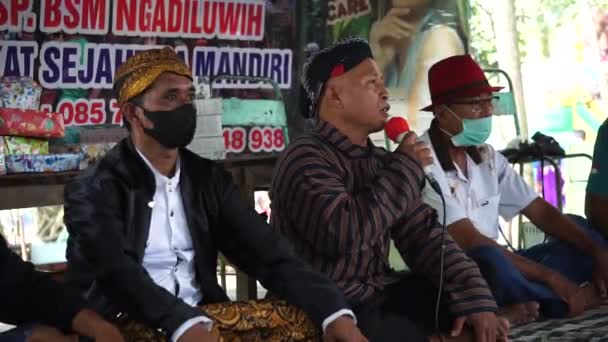 Acción Gracias Javanesa Por Aniversario Pasar Jajanan Ndeso Sor Pring — Vídeos de Stock