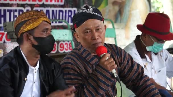 Ringraziamento Giavanese Anniversario Pasar Jajanan Ndeso Sor Pring Pasar Jajanan — Video Stock