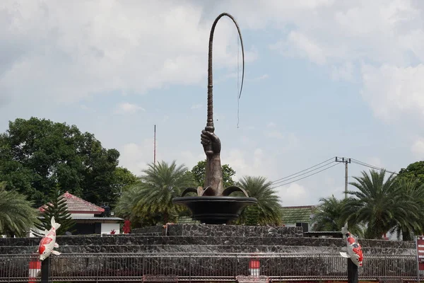 Σύμβολο Του Γουίπ Παρκ Whip Κήπο Στην Ινδονησία Είναι Taman — Φωτογραφία Αρχείου