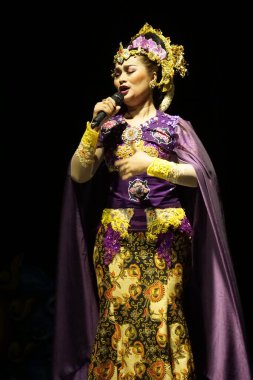 Blitar, Doğu Java, Endonezya - 4 Haziran 2022: Kresnayana Kawedhar hikayesi. Kresnayana Kawedhar, Kresna 'nın Hikayesi demek.