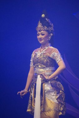 Blitar, Doğu Java, Endonezya - 4 Haziran 2022: Kresnayana Kawedhar hikayesi. Kresnayana Kawedhar, Kresna 'nın Hikayesi demek.