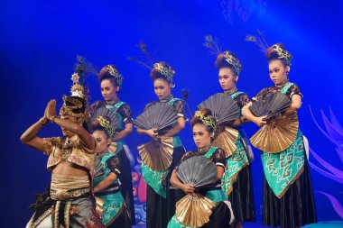 Blitar, Doğu Java, Endonezya - 4 Haziran 2022: Kresnayana Kawedhar hikayesi. Kresnayana Kawedhar, Kresna 'nın Hikayesi demek.