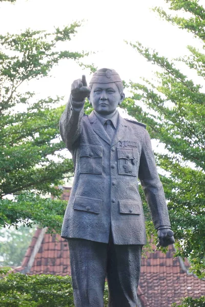 Moestopo Emlékműve Ngadiluwih Ban Kediri Államban Egyik Indonéz Hős Kediriből — Stock Fotó