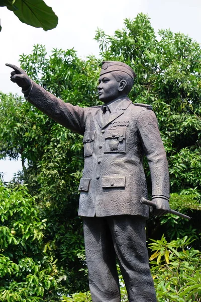 Monument Moestopo Ngadiluwih Kediri One Indonesian Hero Kediri East Java — Stock Photo, Image