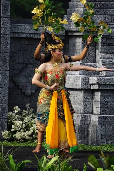 Indonesian Perform Mustikaning Putri Utomo Dance Celebrate World Dance Day — Foto Stock