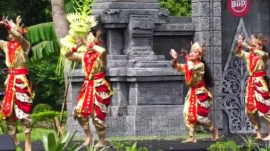 Indonesian perform kijang dance to commemorate world dance day. kijang dance means deer dance