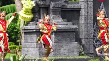 Indonesian perform kijang dance to commemorate world dance day. kijang dance means deer dance
