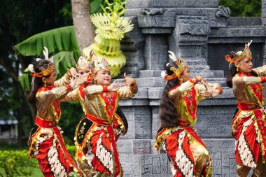 Indonesian perform kijang dance to commemorate world dance day. kijang dance means deer dance