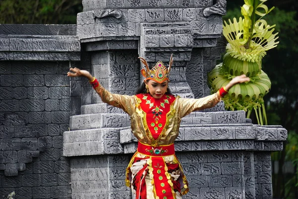 Indonesian Perform Kijang Dance Commemorate World Dance Day Kijang Dance — Stok Foto