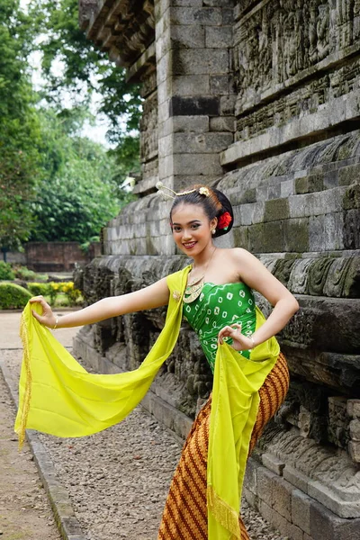 Indonesian Traditional Dancers Traditional Clothes Which Called Kemben — Stockfoto