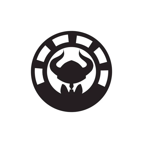 Viking Film Film Société Production Vectoriel Logo Design — Image vectorielle