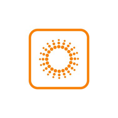 Ultra Violet veya UV koruma vektör logosu tasarımı