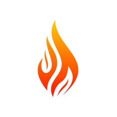 Simge sembolü logo tasarımını ateşle