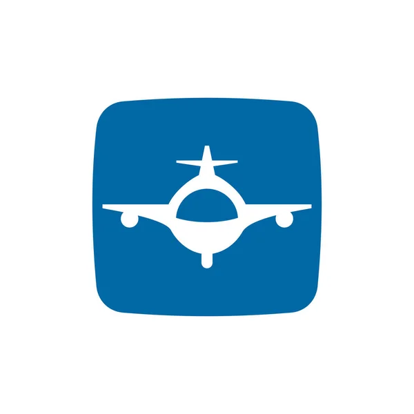 Online Travel Agency App Vector Logo Design — Stock Vector