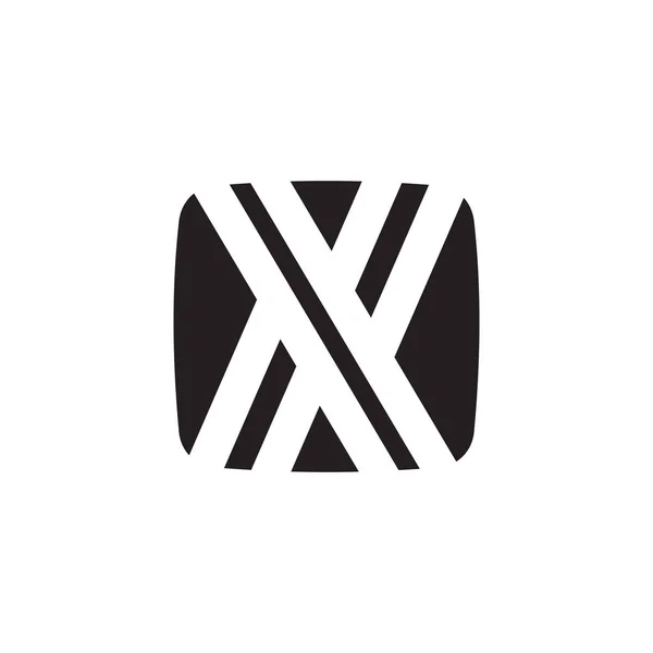 Ilk Harfi Uygulama Vektör Logosu Tasarımı — Stok Vektör
