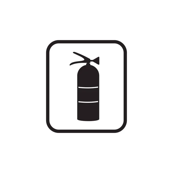 Fire Extinguisher Icon Vector Logo Design — Stock Vector