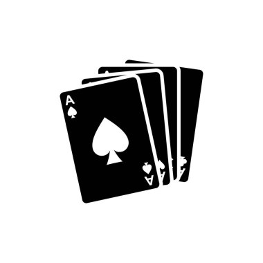 Bridg kart oyunu vektör logosu tasarımı