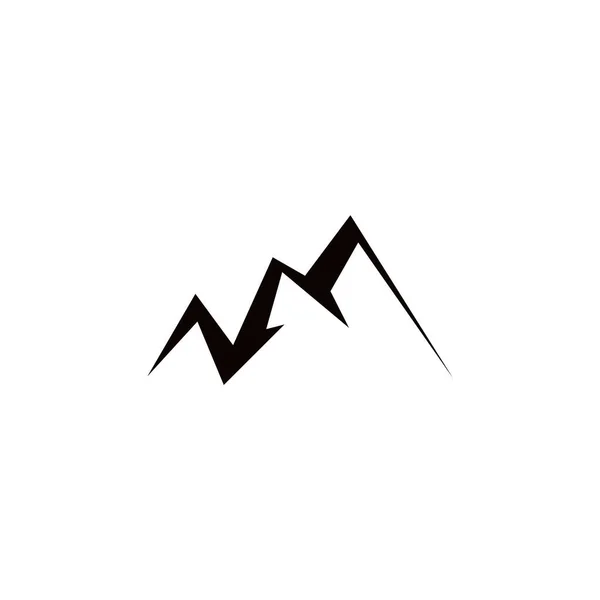 Montaña Icono Logo Diseño Vector Plantilla — Archivo Imágenes Vectoriales