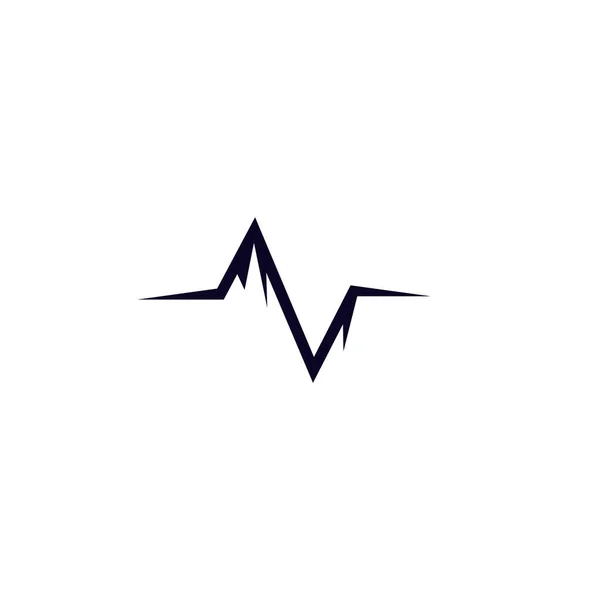 Modèle Vectoriel Logo Icône Montagne — Image vectorielle