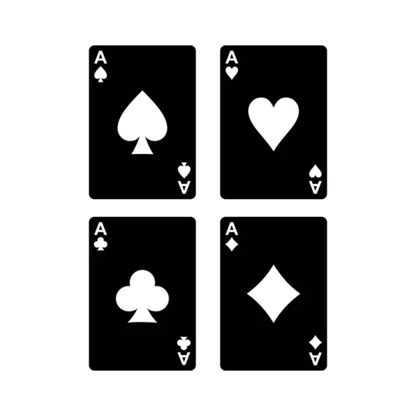 Bridg Kartenspiel Vektor Logo Design — Stockvektor