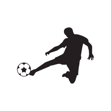 Futbolcu karakter logosu tasarımı