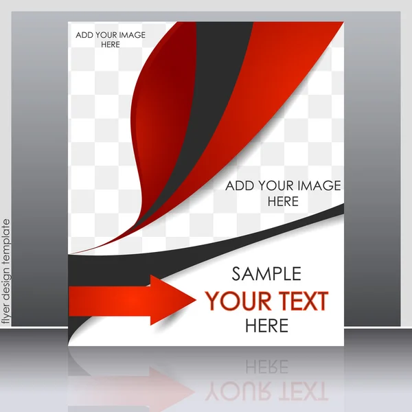 Modello di business flyer professionale o banner aziendale — Vettoriale Stock