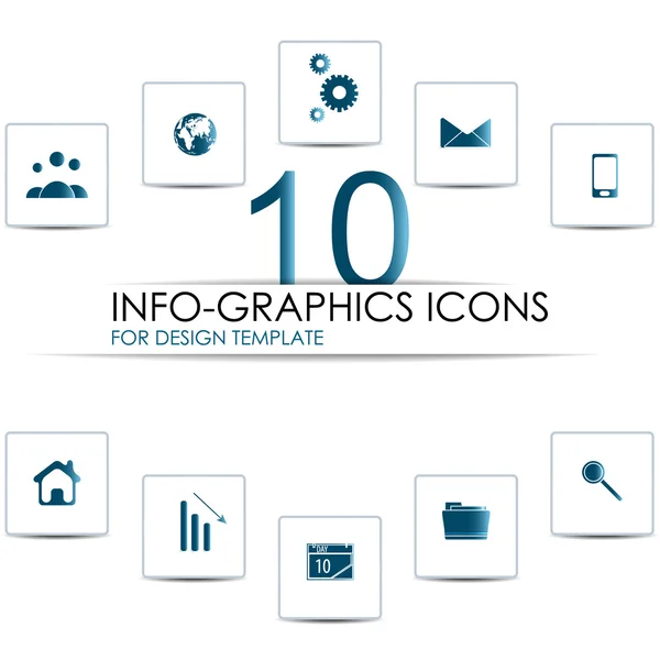 Zestaw ikon informacji grafika Grafika Wektorowa