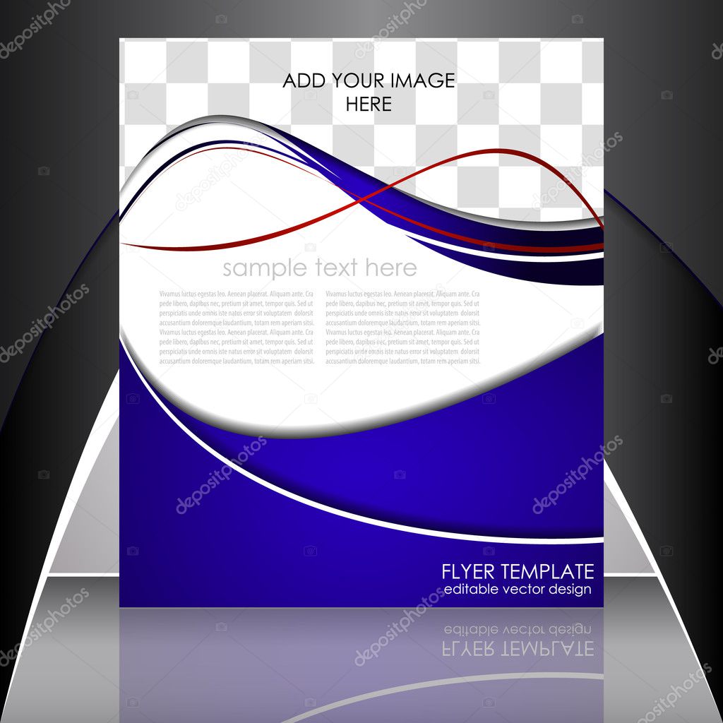 Professional business flyer template or corporate banner