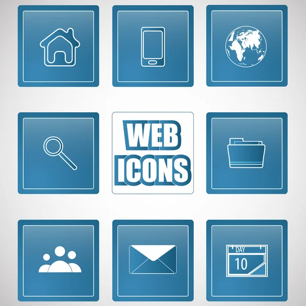 Vector Icons set — Stok Vektör