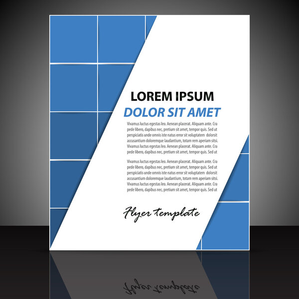 Professional business flyer template or corporate banner