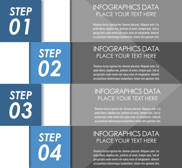 Modern Infographic seçeneği afiş — Stok Vektör