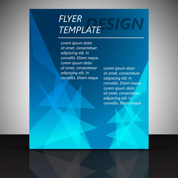 Professionelle Business-Flyer-Vorlage oder Corporate Banner — Stockvektor