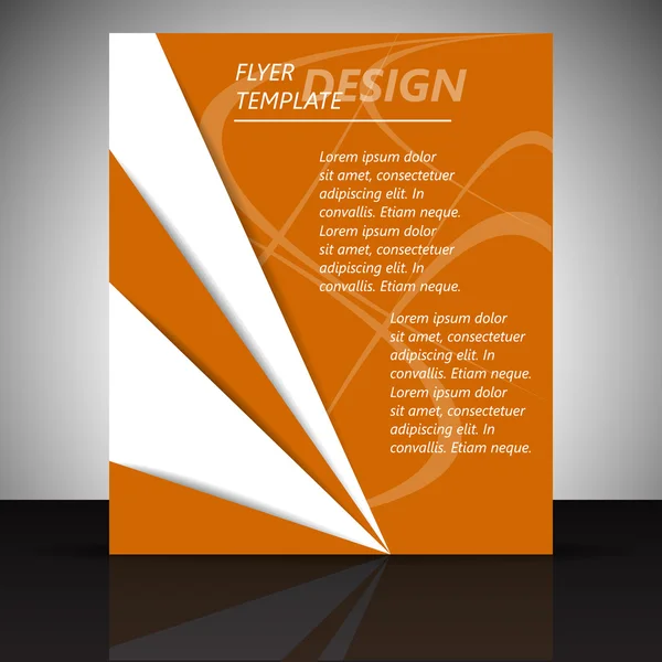 Professionelle Business-Flyer-Vorlage oder Corporate Banner — Stockvektor