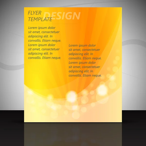 Professionelle Business-Flyer-Vorlage oder Corporate Banner — Stockvektor