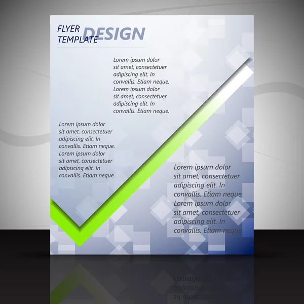 Business-Flyer oder Cover-Design, Vorlage — Stockvektor