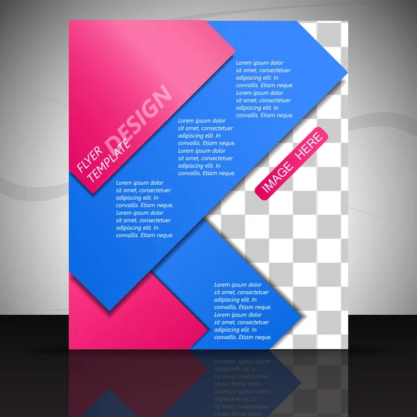 Business-Flyer oder Cover-Design, Vorlage — Stockvektor