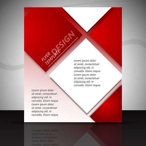 Business-Flyer oder Cover-Design, Vorlage — Stockvektor