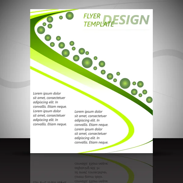 Företag flygblad eller cover design, mall — Stock vektor