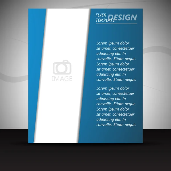 Iş ilanı veya kapak tasarımı - kurumsal afiş şablon — Stok Vektör