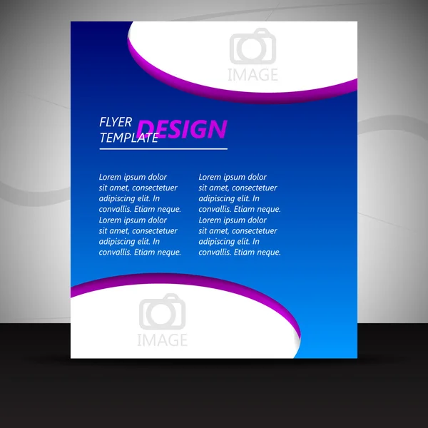 Brochure d'entreprise ou bannière d'entreprise, conception de couverture - modèle — Image vectorielle