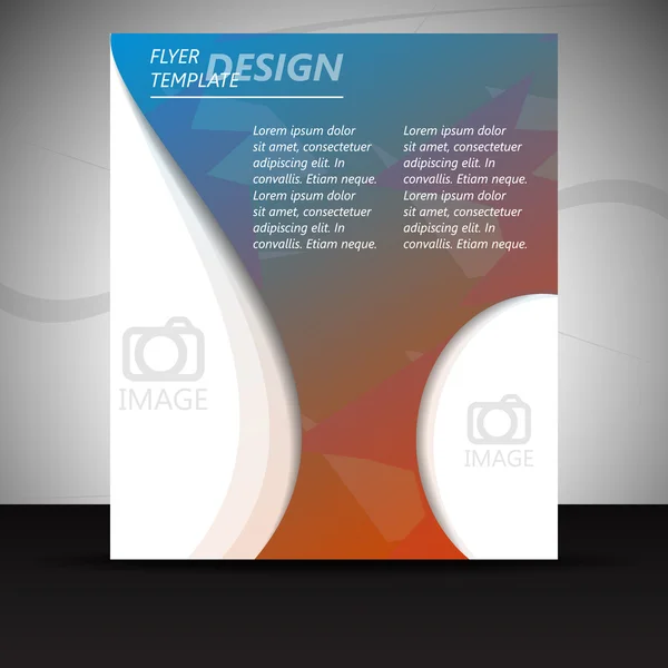 Business-Flyer oder Corporate Banner, Coverdesign - Vorlage — Stockvektor