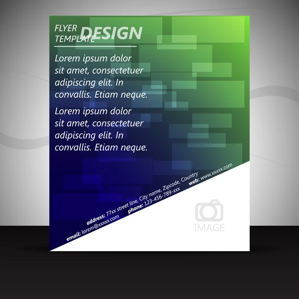 Business-Flyer oder Cover-Design, Vorlage — Stockvektor