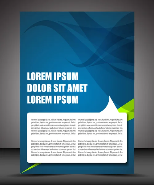 Professionele sjabloon folder of corporate banner — Stockvector