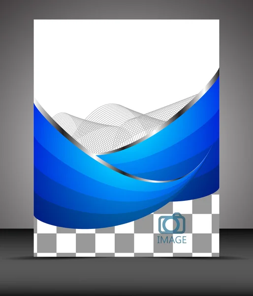 Professionele sjabloon folder of corporate banner — Stockvector