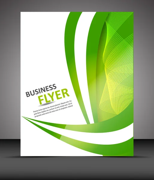 Professional business flyer template or corporate banner — Stock Vector