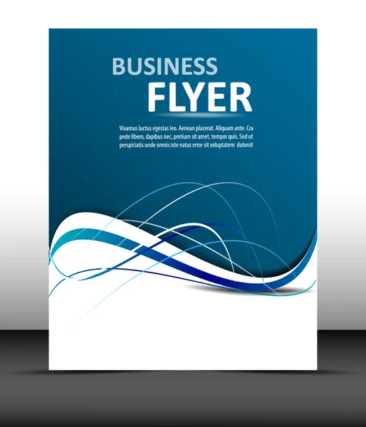 Professionelle Business-Flyer-Vorlage oder Corporate Banner — Stockvektor