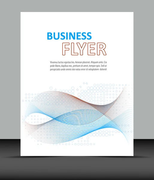 Professional business flyer template or corporate banner — Stock Vector