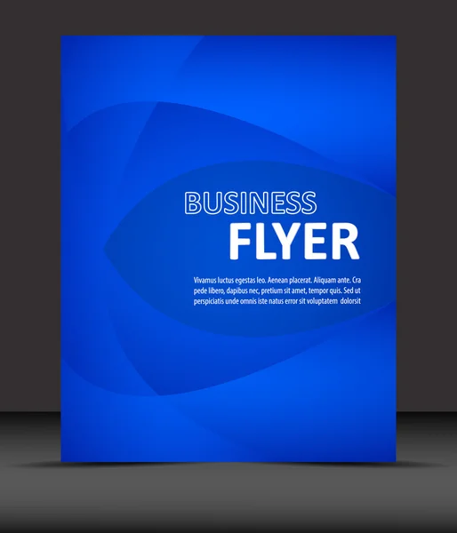 Professioanal business flyer template or corporate banner — Stock Vector